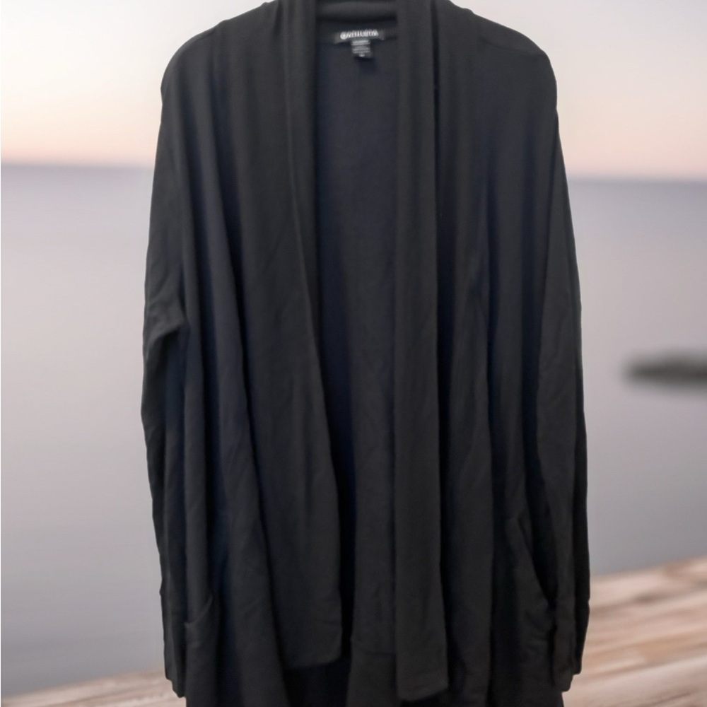 Athleta Navy Blue Women’s Open-Front Cardigan